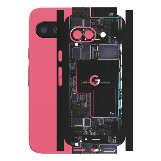 Google Pixel Phone Skins (All Models) - Motherboard Circuit Layout - Matte Finish (M-117) Google Pixel 9A