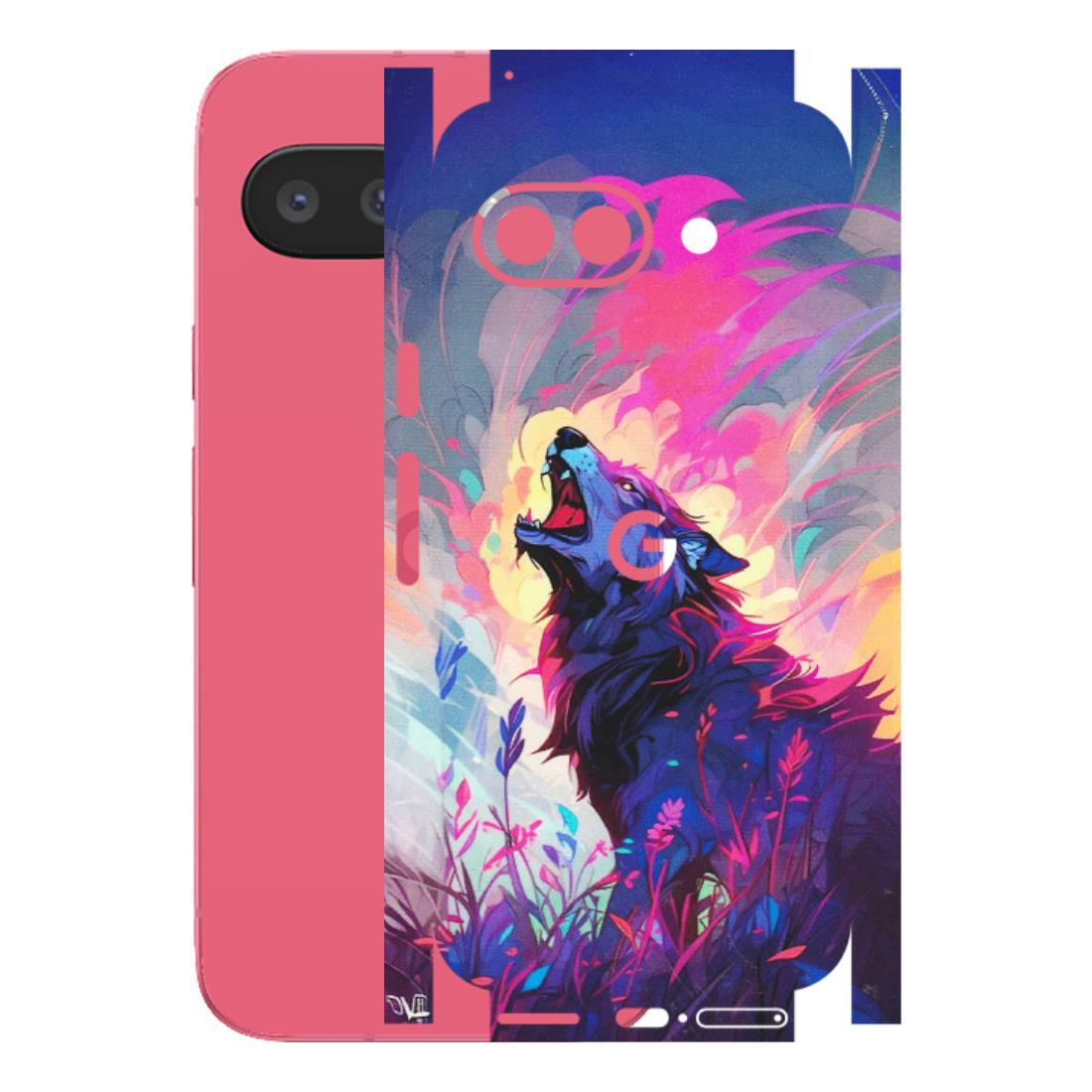 Google Pixel Phone Skins (All Models) - New Wild Wolf Abstract - Matte Finish (M-125) Google Pixel 9A