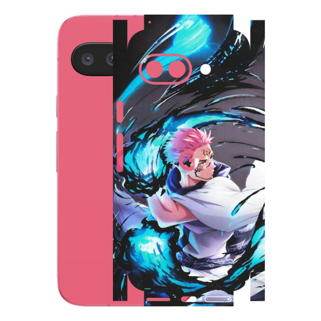 Google Pixel Phone Skins (All Models) - New Jujutsu Kaisen Grey Blue Anime - Matte Finish (M-127) Google Pixel 9A