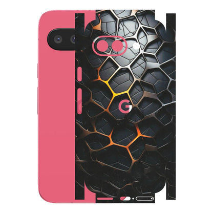 Google Pixel Phone Skins (All Models) - New Abstract Graphite Tiles - Matte Finish (M-130) Google Pixel 9A