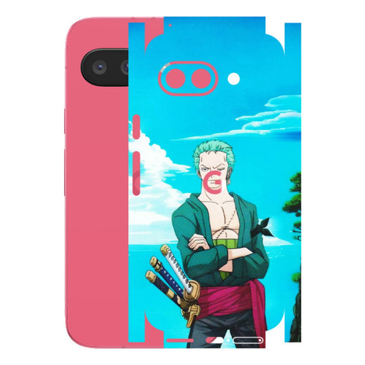 Google Pixel Phone Skins (All Models) - Cool Swordman Zoro Anime - Matte Finish (M-143) Google Pixel 9A