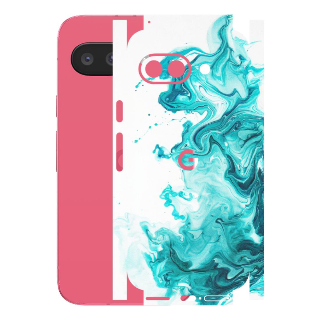 Google Pixel Phone Skins (All Models) - Sky Blue Abstract Colour - Matte Finish (M-146) Google Pixel 9A