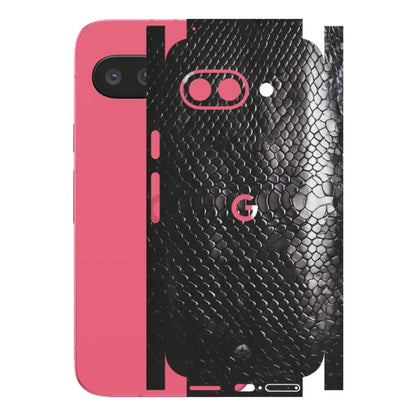 Google Pixel Phone Skins (All Models) - Black Snack Leather - Matte Finish (M-147) Google Pixel 9A