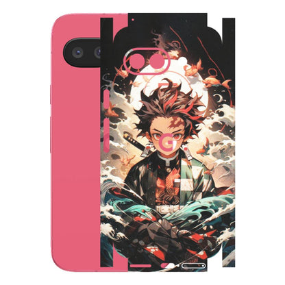 Google Pixel Phone Skins (All Models) - Tanjiro Demon Slayer Anime - Matte Finish (M-158) Google Pixel 9A