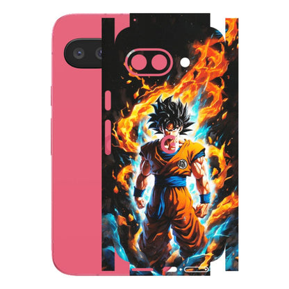 Google Pixel Phone Skins (All Models) - Goku Transformation Anime - Matte Finish (M-159) Google Pixel 9A