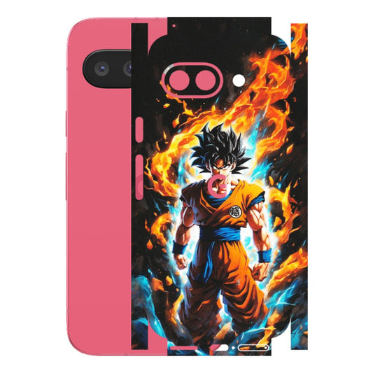 Google Pixel Phone Skins (All Models) - Goku Transformation Anime - Matte Finish (M-159) Google Pixel 9A