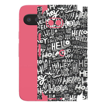 Google Pixel Phone Skins (All Models) - Hi Hello Doodles - Matte Finish (M-25) Google Pixel 9A