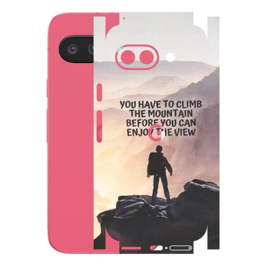 Google Pixel Phone Skins (All Models) - Motivational Hiking Mountain - Matte Finish (M-28) Google Pixel 9A