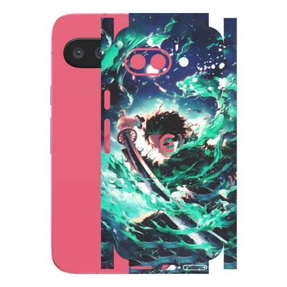 Google Pixel Phone Skins (All Models) - Sword Fighter Anime - Matte Finish (M-29) Google Pixel 9A