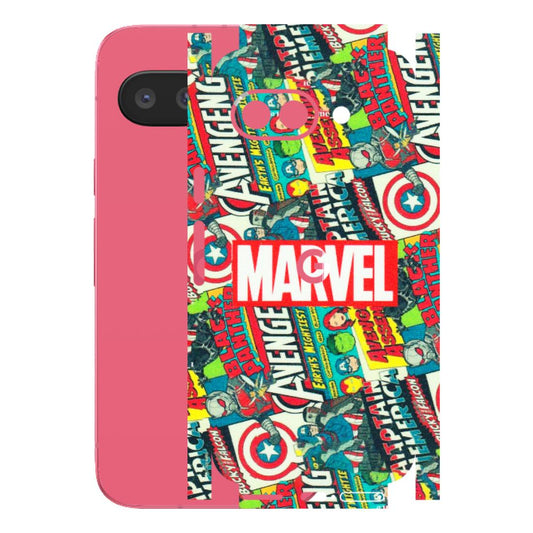 Google Pixel Phone Skins (All Models) - Marvel Comic Lover - Matte Finish (M-30) Google Pixel 9A