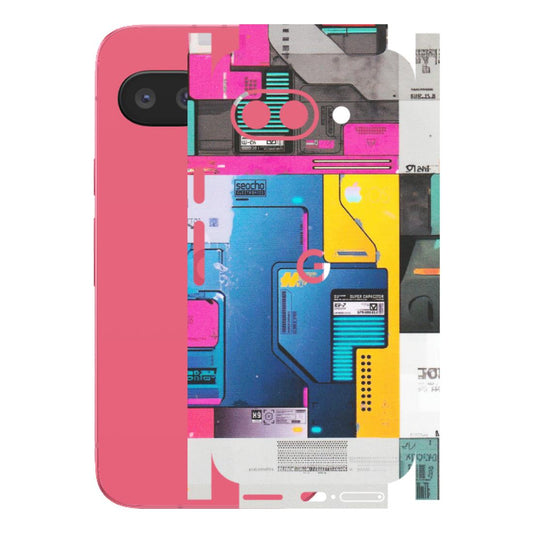 Google Pixel Phone Skins (All Models) - Colourfull Motherboard Internals - Matte Finish (M-55) Google Pixel 9A