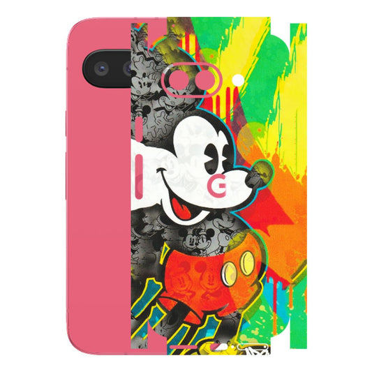 Google Pixel Phone Skins (All Models) - Multiple Mickey With Colourful Texture - Matte Finish (M-84) Google Pixel 9A