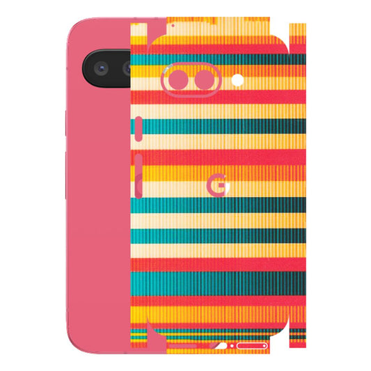 Google Pixel Phone Skins (All Models) - Colourful Stripes Soothing Effect - Matte Finish (M-86) Google Pixel 9A