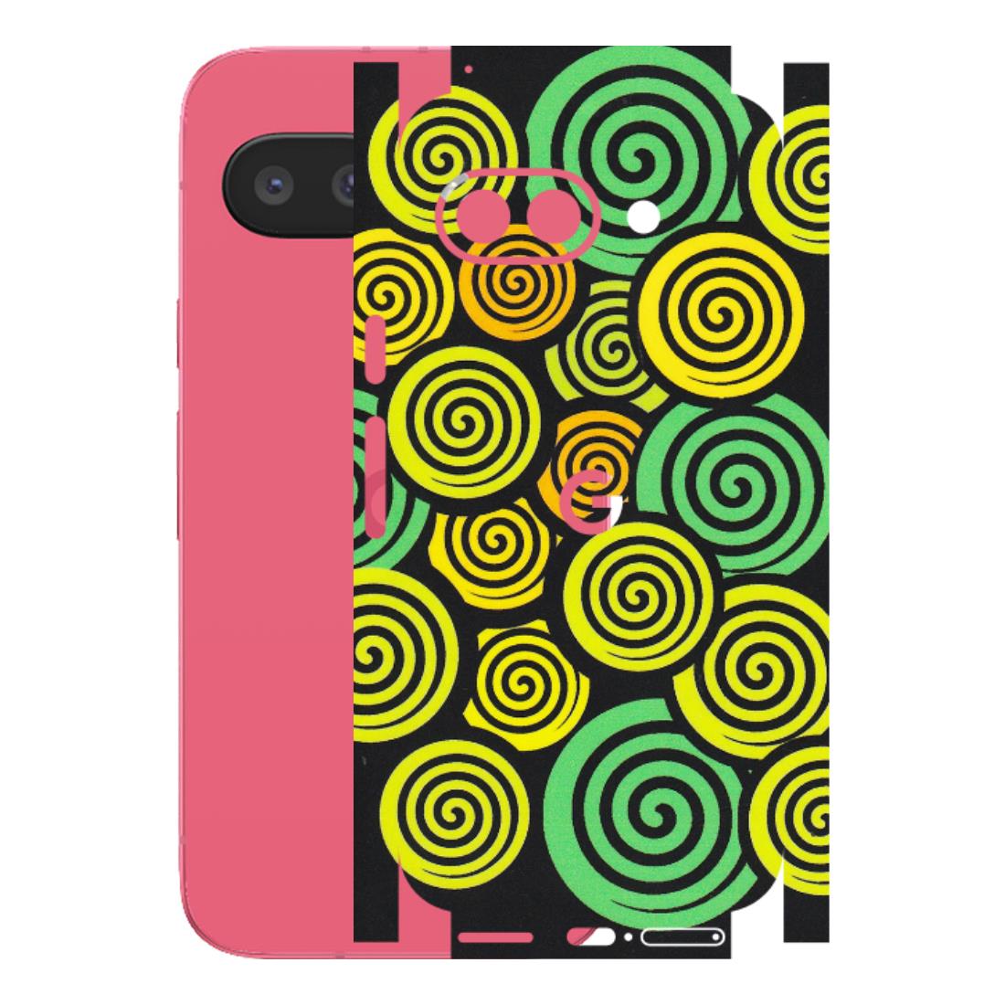 Google Pixel Phone Skins (All Models) - Crazy Spiral - Matte Finish (M-91) Google Pixel 9A