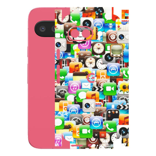 Google Pixel Phone Skins (All Models) - All Apple Icons - Matte Finish (M-93) Google Pixel 9A