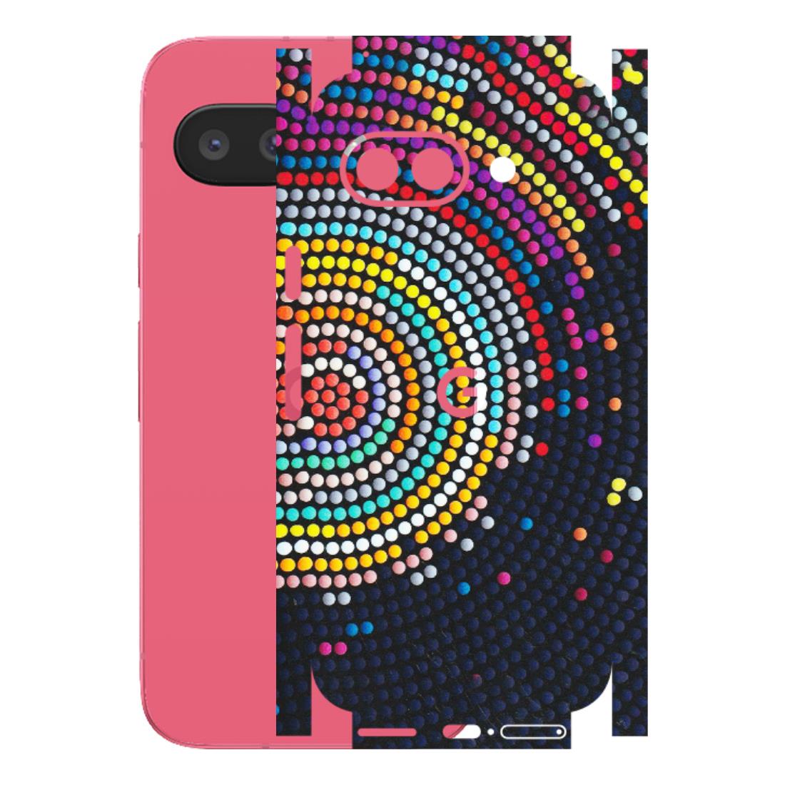 Google Pixel Phone Skins (All Models) - Rainbow Dot Mandala - Matte Finish (M-97) Google Pixel 9A