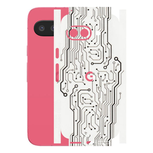 Google Pixel Phone Skins (All Models) - Tech Circuits - Transparent Finish (T-03) Google Pixel 9A