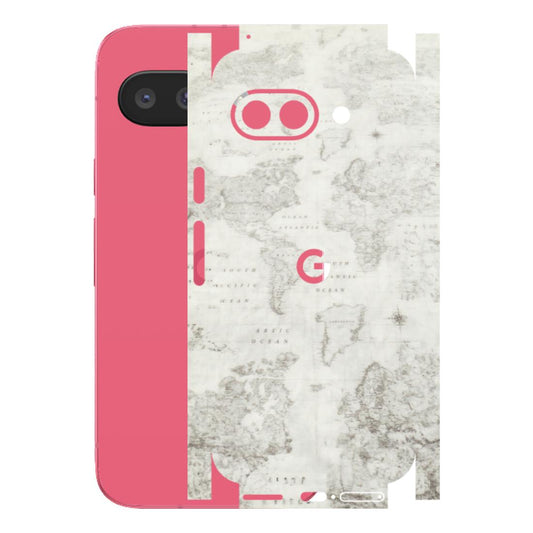 Google Pixel Phone Skins (All Models) - World Travel Map - Transparent Finish (T-04) Google Pixel 9A