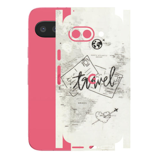 Google Pixel Phone Skins (All Models) - Travel Ticket - Transparent Finish (T-06) Google Pixel 9A