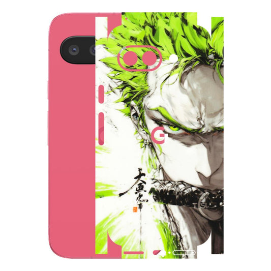 Google Pixel Phone Skins (All Models) - Roro Taku Anime - Transparent Finish (T-18) Google Pixel 9A