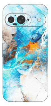 Google Pixel Phone Skins (All Models) - Blue Waves Abstract - Matte Finish (M-19) Google Pixel 9 5G