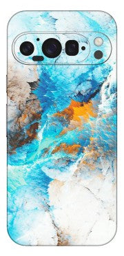 Google Pixel Phone Skins (All Models) - Blue Waves Abstract - Matte Finish (M-19) Google Pixel 9 PRO 5G