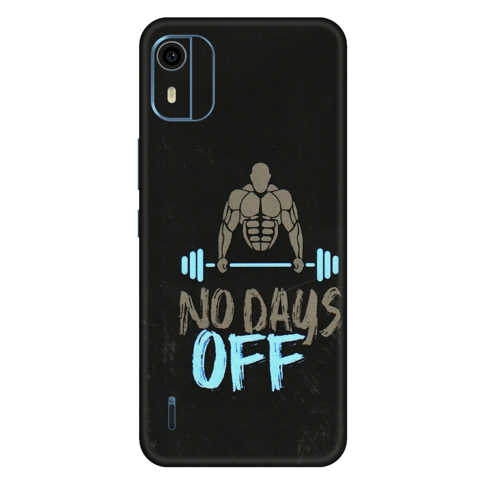 HMD NOKIA Phone Skins (All Models) - Gym Lover - 3D Embossed Finish (L-127) HMD Nokia C12 Pro