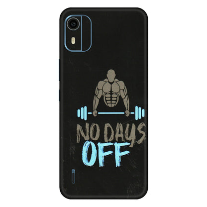 HMD NOKIA Phone Skins (All Models) - Gym Lover - 3D Embossed Finish (L-127) HMD Nokia C12 Pro