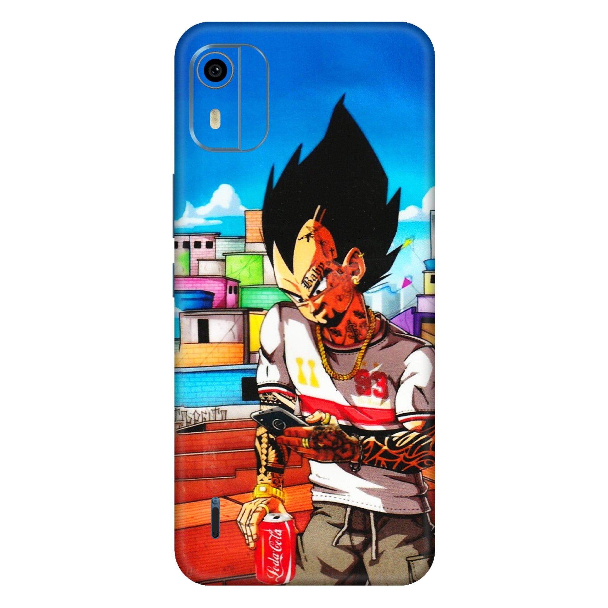 HMD NOKIA Phone Skins (All Models) - Vegeta - 3D Embossed Finish (L-136) HMD Nokia C12 Pro