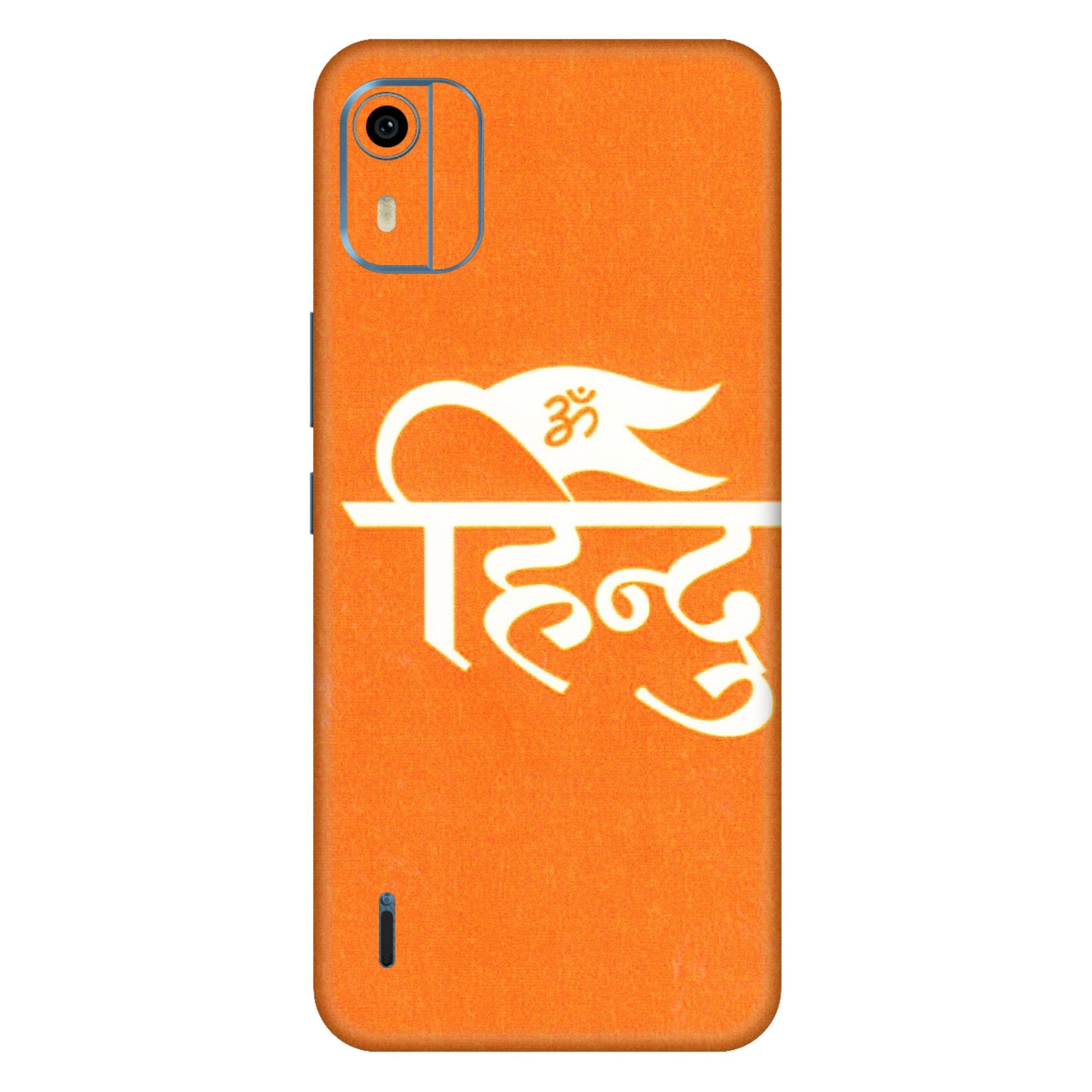 HMD NOKIA Phone Skins (All Models) - Hindu Kesari - 3D Embossed Finish (L-154) HMD Nokia C12 Pro