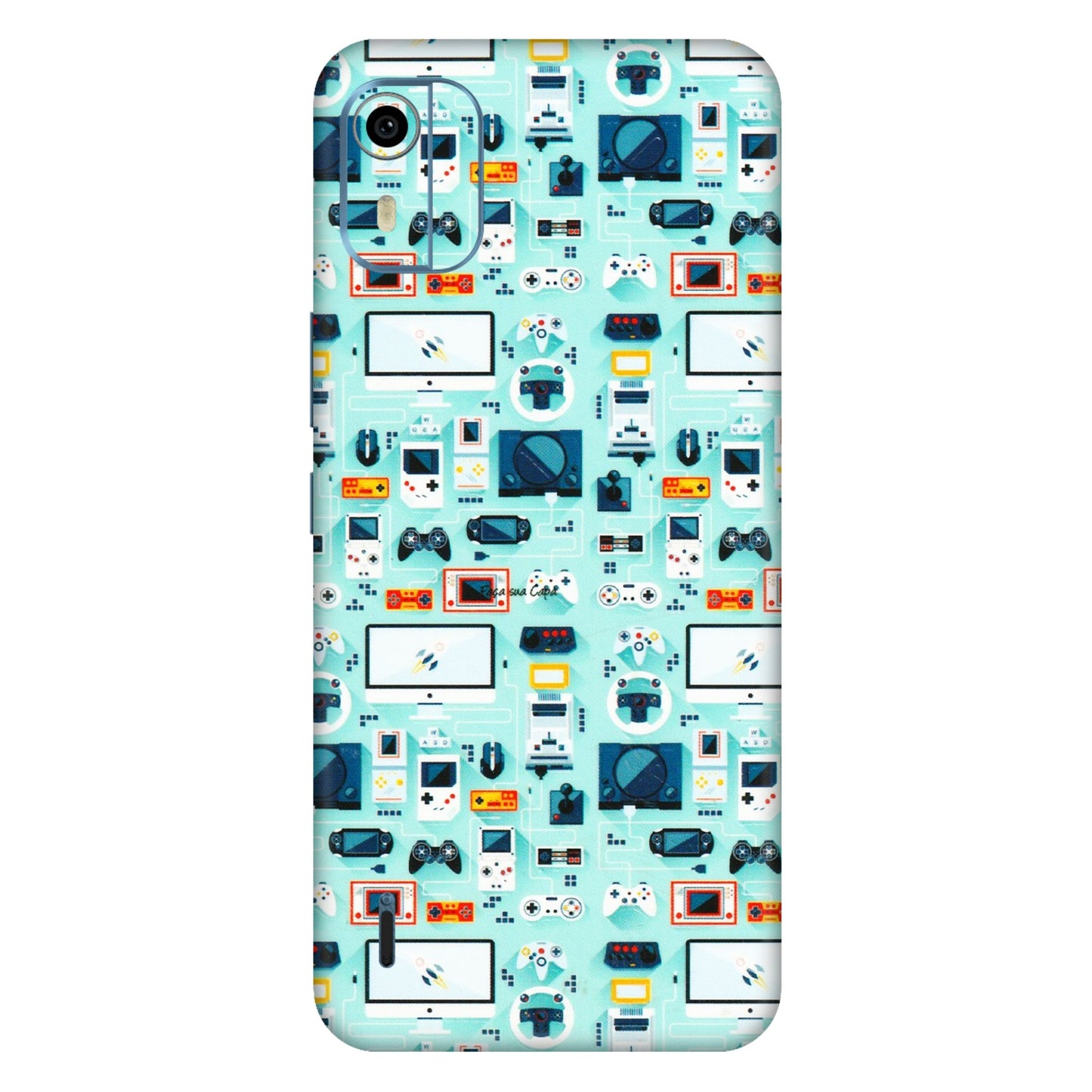 HMD NOKIA Phone Skins (All Models) - Gadgets Doodle - 3D Embossed Finish (L-184) HMD Nokia C12 Pro