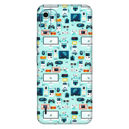 HMD NOKIA Phone Skins (All Models) - Gadgets Doodle - 3D Embossed Finish (L-184) HMD Nokia C12 Pro