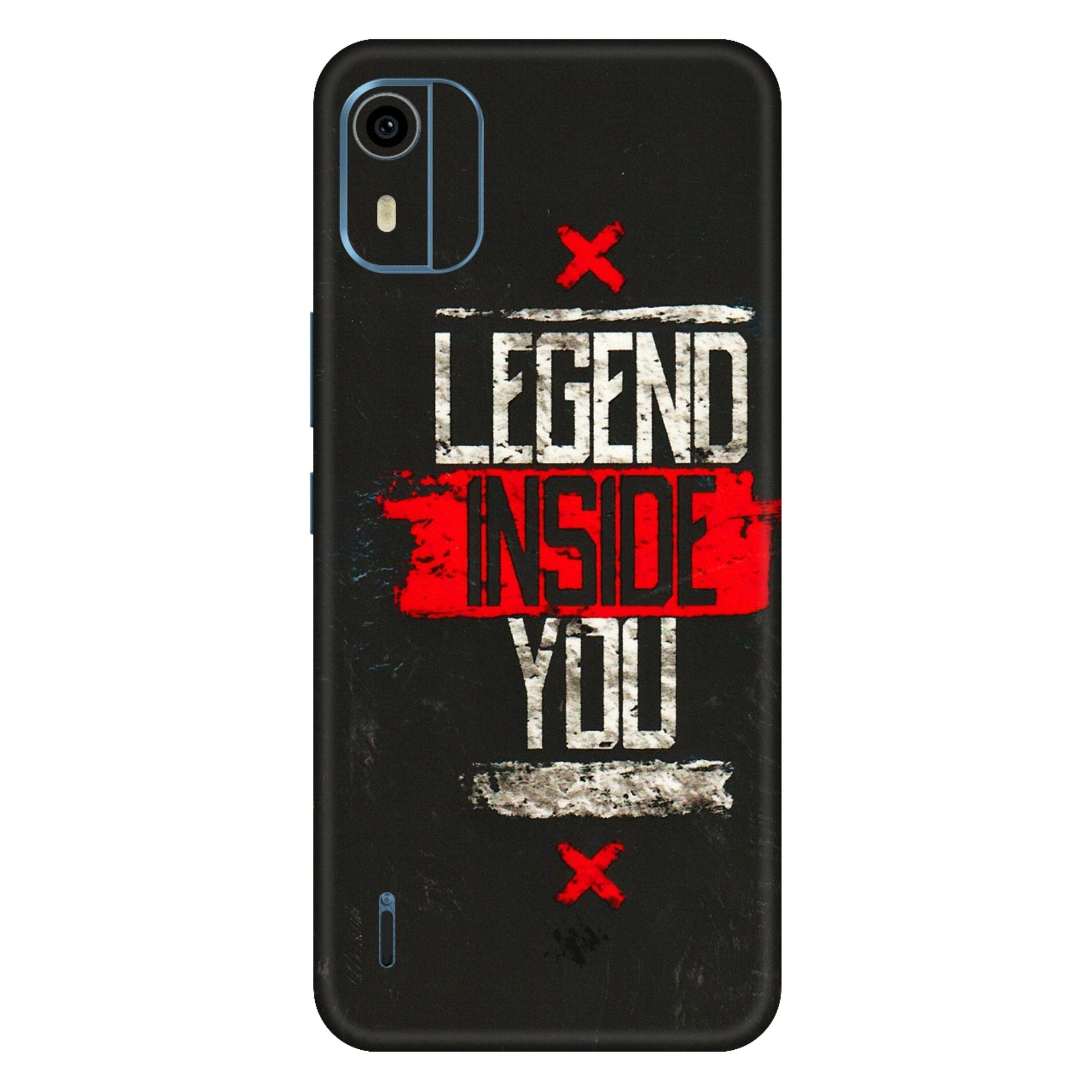 HMD NOKIA Phone Skins (All Models) - Legend Inside You - 3D Embossed Finish (L-186) HMD Nokia C12 Pro
