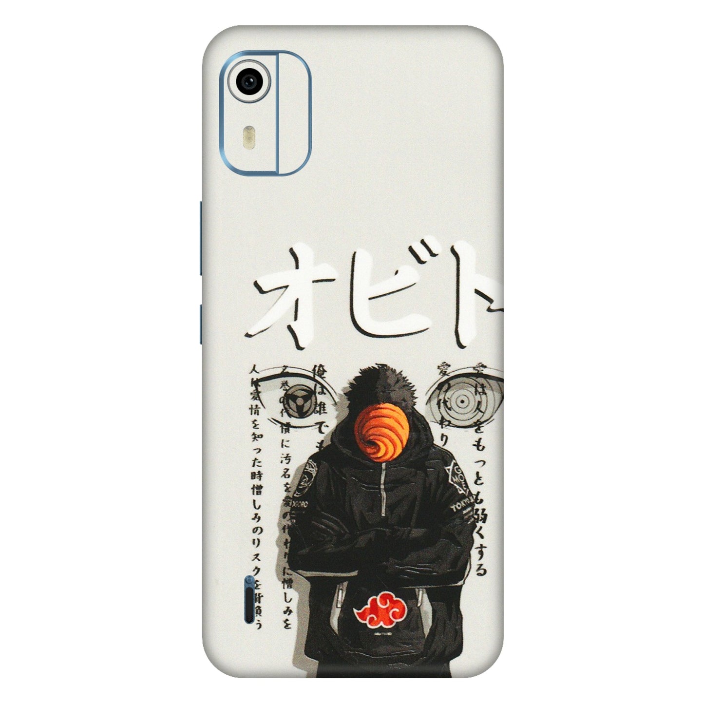 HMD NOKIA Phone Skins (All Models) - Obito Anime Eye - 3D Embossed Finish (L-19) HMD Nokia C12 Pro