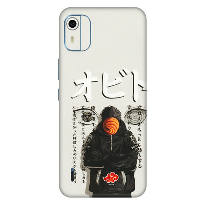 HMD NOKIA Phone Skins (All Models) - Obito Anime Eye - 3D Embossed Finish (L-19) HMD Nokia C12 Pro