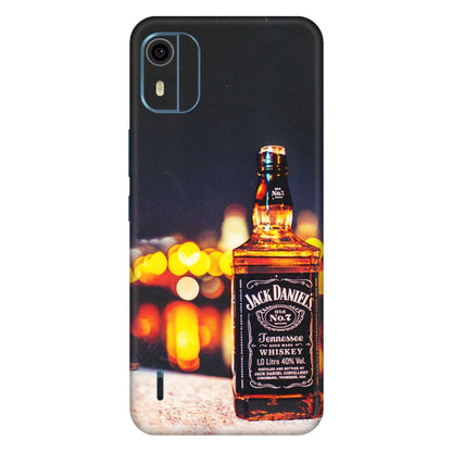 HMD NOKIA Phone Skins (All Models) - JD Whiskey Bottle - 3D Embossed Finish (L-20) HMD Nokia C12 Pro