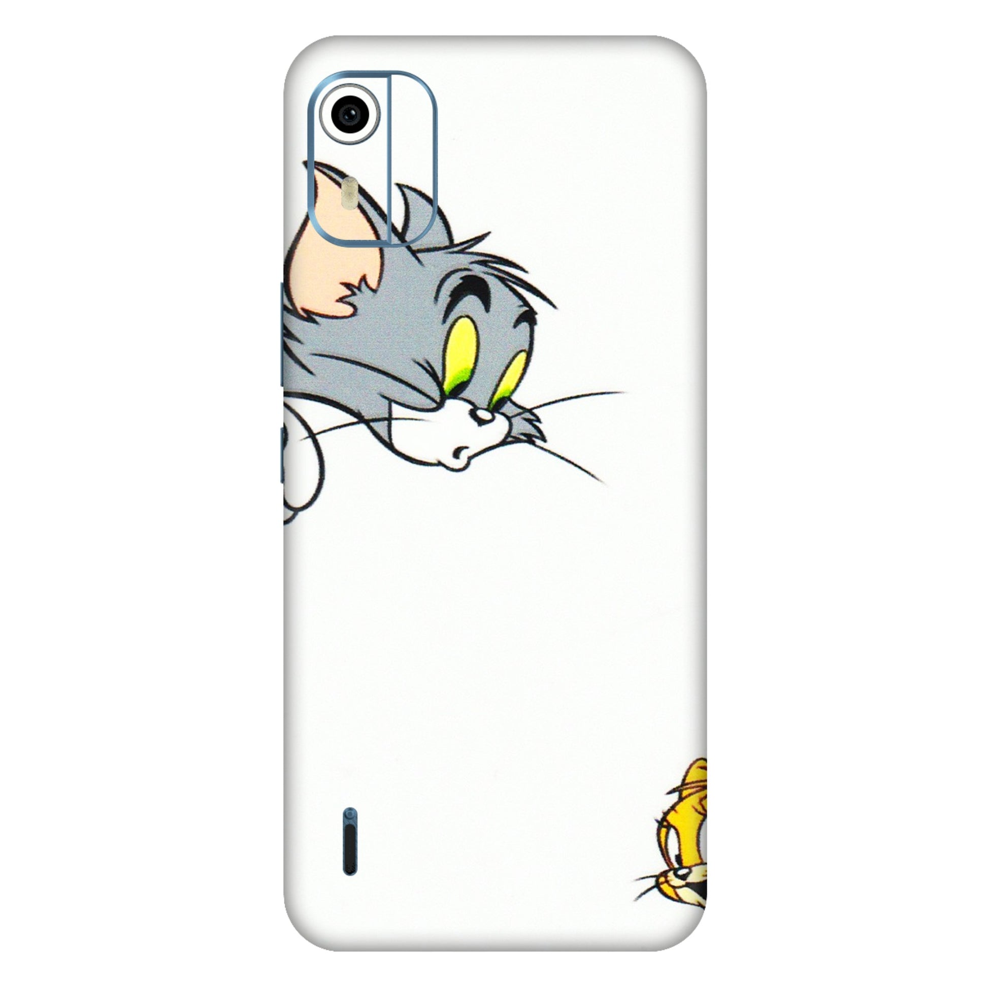 HMD NOKIA Phone Skins (All Models) - Cute Tom And Jerry - 3D Embossed Finish (L-220) HMD Nokia C12 Pro