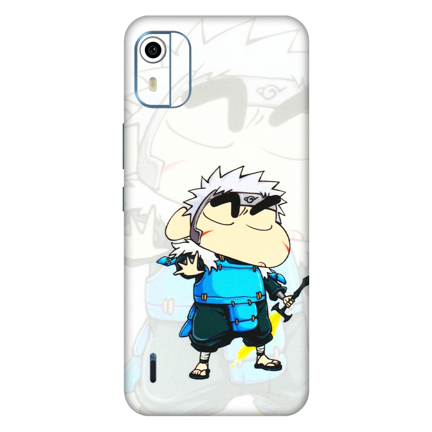 HMD NOKIA Phone Skins (All Models) - Angry Young Shinchan - 3D Embossed Finish (L-226) HMD Nokia C12 Pro