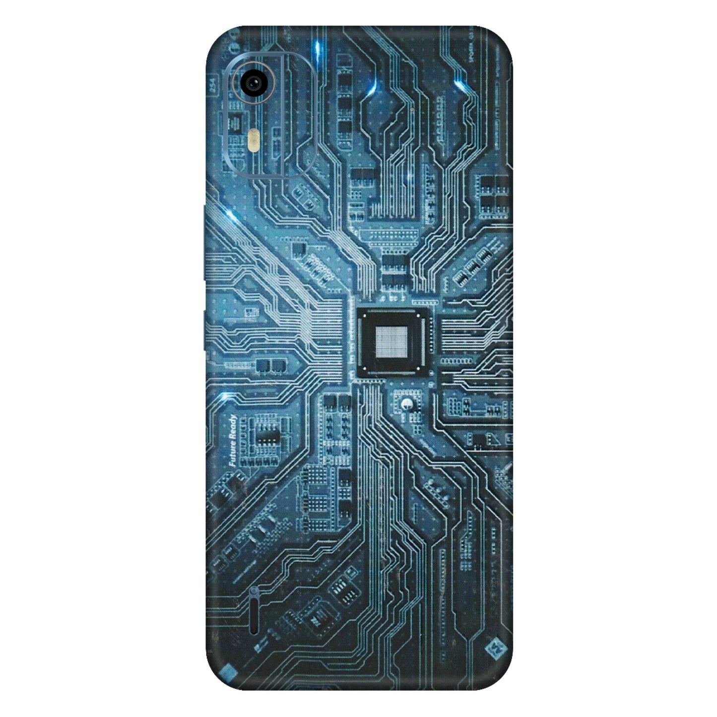 HMD NOKIA Phone Skins (All Models) - Original Circuit - 3D Embossed Finish (L-267) HMD Nokia C12 Pro
