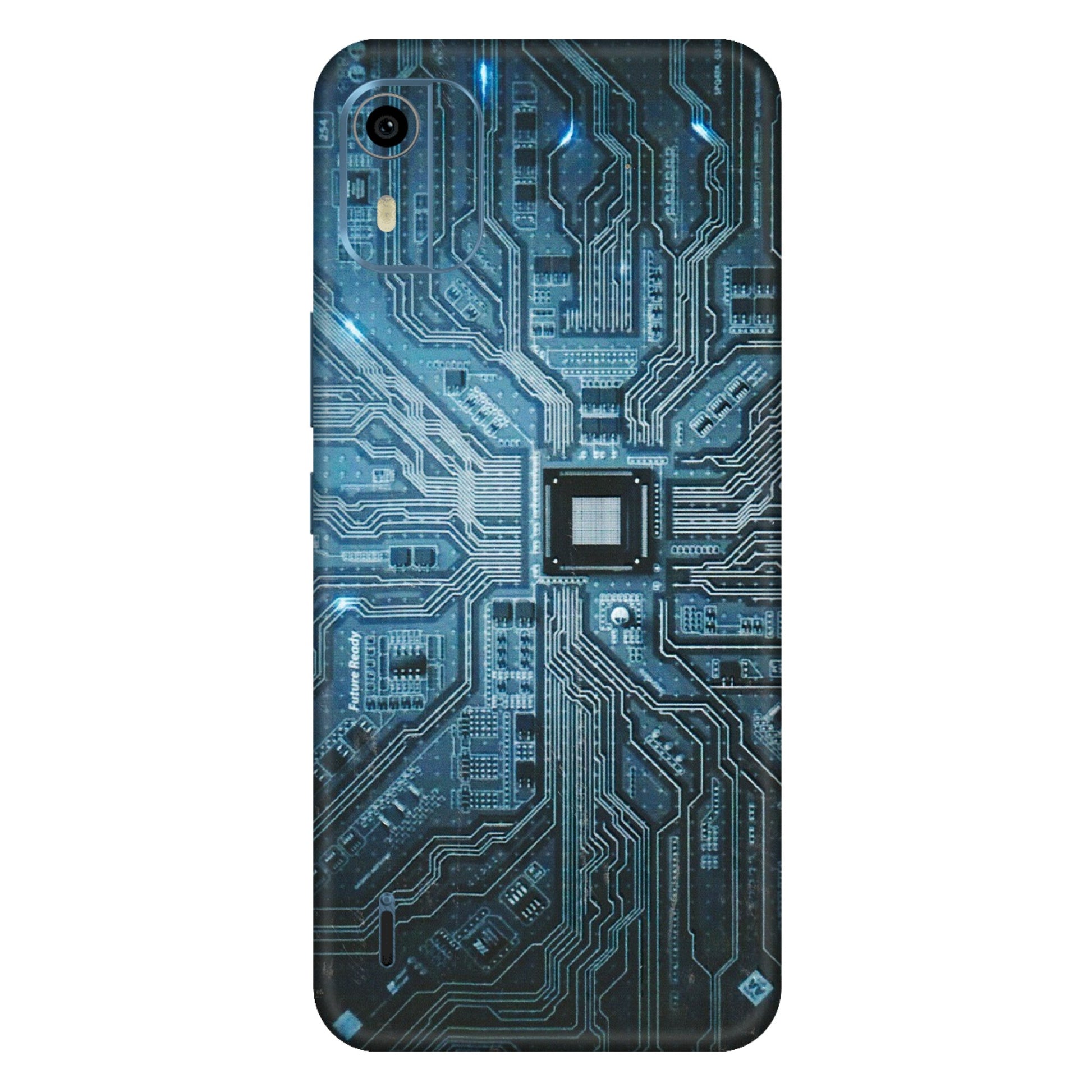 HMD NOKIA Phone Skins (All Models) - Original Circuit - 3D Embossed Finish (L-267) HMD Nokia C12 Pro