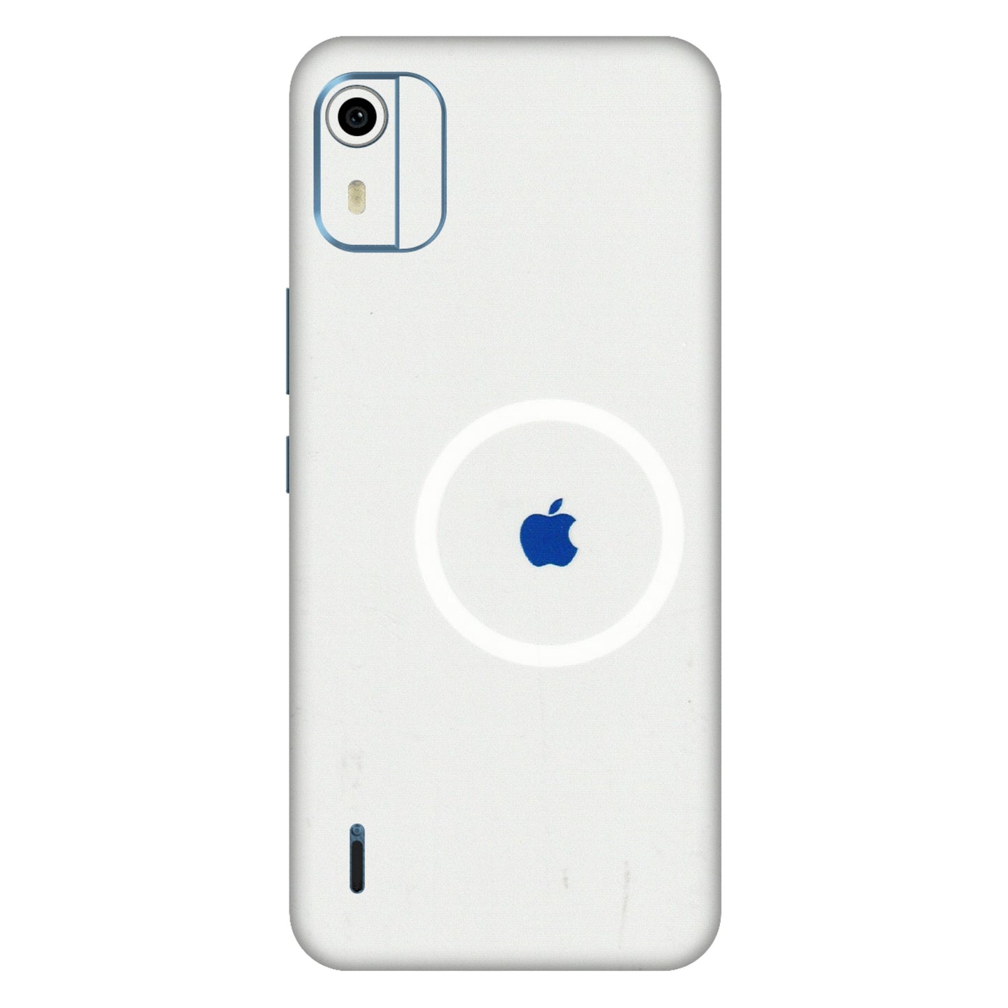 HMD NOKIA Phone Skins (All Models) - iPhone Magsafe Logo - 3D Embossed Finish (L-320) HMD Nokia C12 Pro
