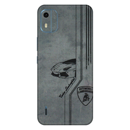 HMD NOKIA Phone Skins (All Models) - New Lamborgini Aventador - 3D Embossed Finish (L-321) HMD Nokia C12 Pro