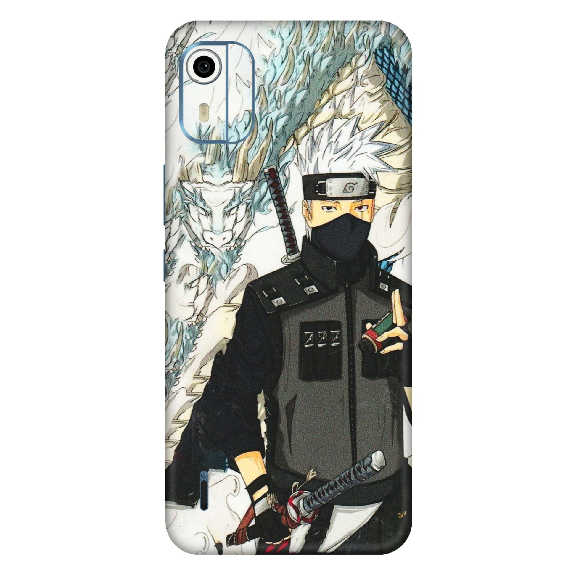 HMD NOKIA Phone Skins (All Models) - Kakashi Hatake Naruto Anime - 3D Embossed Finish (L-46) HMD Nokia C12 Pro