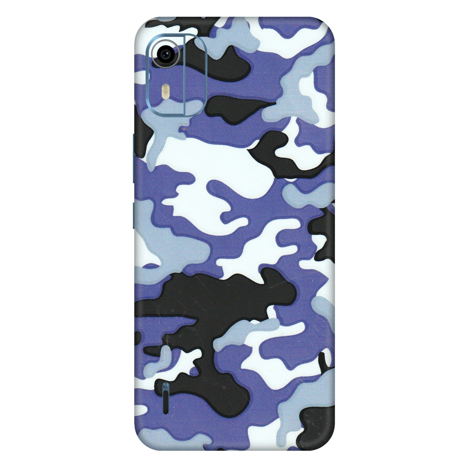 HMD NOKIA Phone Skins (All Models) - Powerfull Military Camoflauge - 3D Embossed Finish (L-49) HMD Nokia C12 Pro