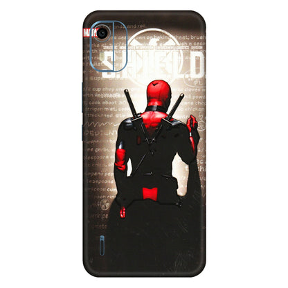 HMD NOKIA Phone Skins (All Models) - Deadpool - 3D Embossed Finish (L-56) HMD Nokia C12 Pro