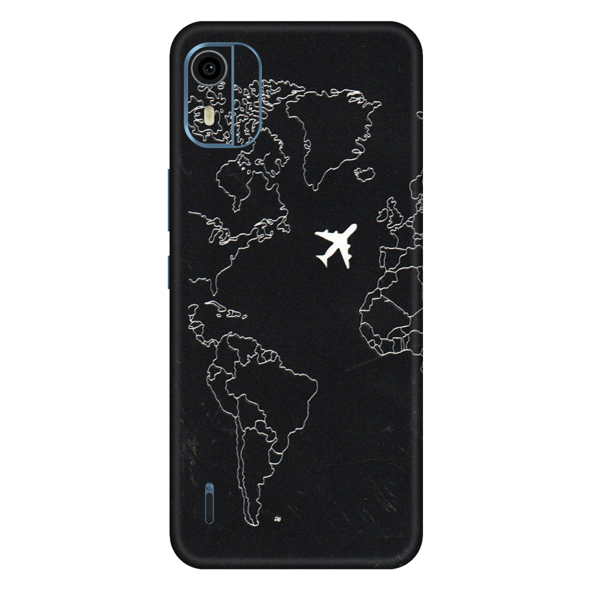 HMD NOKIA Phone Skins (All Models) - Never Ending Travel - 3D Embossed Finish (L-79) HMD Nokia C12 Pro