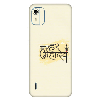HMD NOKIA Phone Skins (All Models) - Har Har Mahadev - Matte Finish (M-10) HMD Nokia C12 Pro