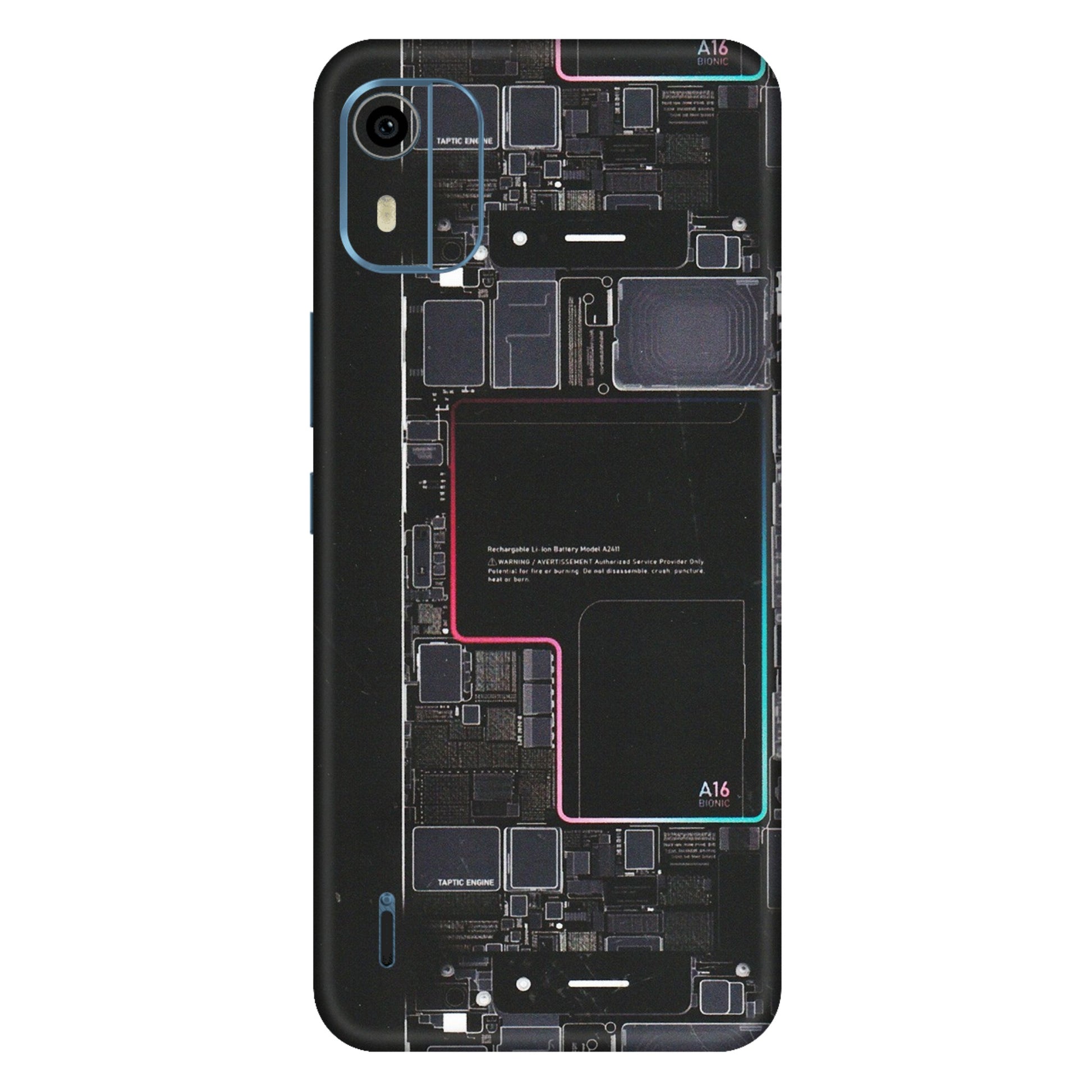 HMD NOKIA Phone Skins (All Models) - Motherboard Circuit Layout - Matte Finish (M-117) HMD Nokia C12 Pro