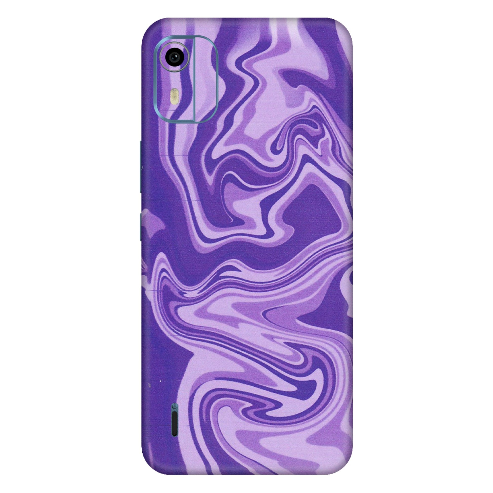 HMD NOKIA Phone Skins (All Models) - Hazy Purple Nights - Matte Finish (M-14) HMD Nokia C12 Pro