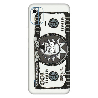 HMD NOKIA Phone Skins (All Models) - Rick And Morty Hundred Dollar Anime - Matte Finish (M-161) HMD Nokia C12 Pro